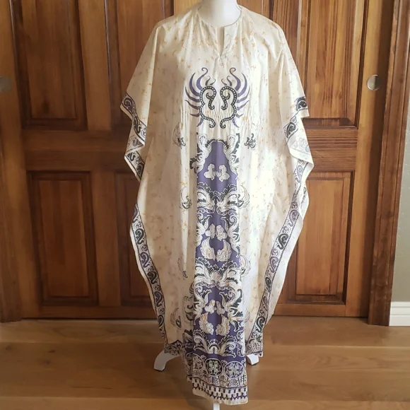 Vintage Kaftan Dress from Thailand - Picture 1 of 2